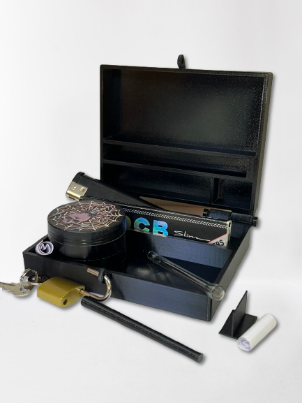 Box Lemon Puff Czarny