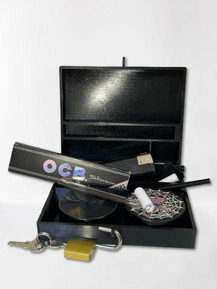 Box Lemon Puff Czarny