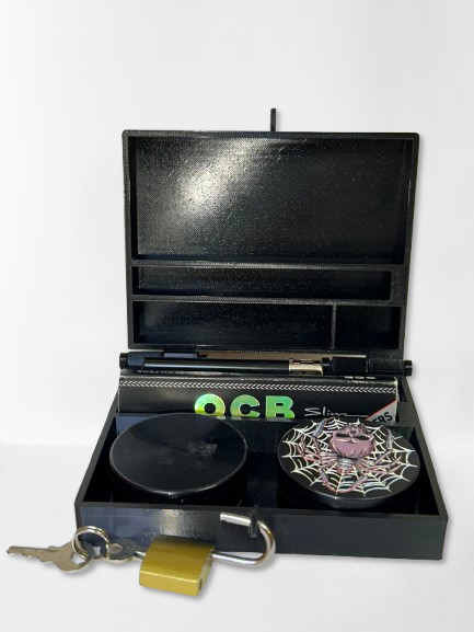 Box Lemon Puff Czarny