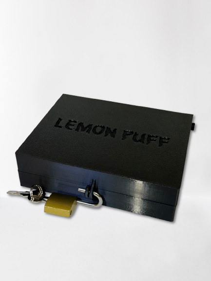 Box Lemon Puff Czarny